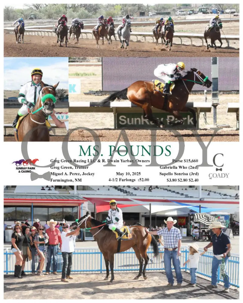 MS. POUNDS - 05-10-25 - R09 - SRP SunRay Park