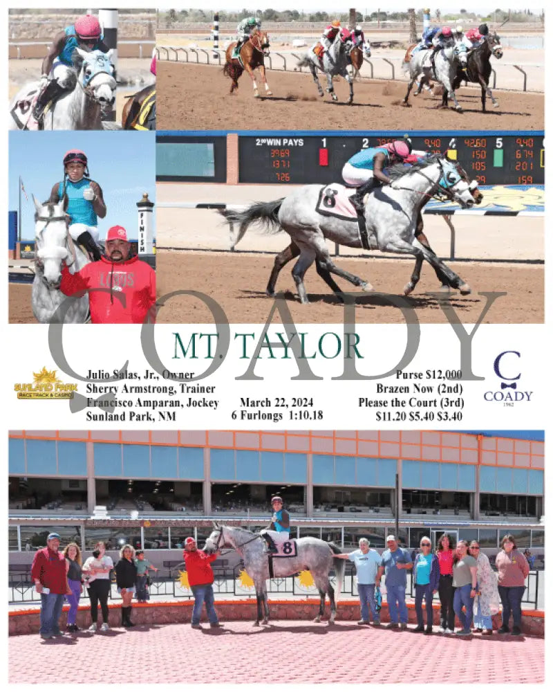Mt. Taylor - 03 - 22 - 24 R03 Sun Sunland Park