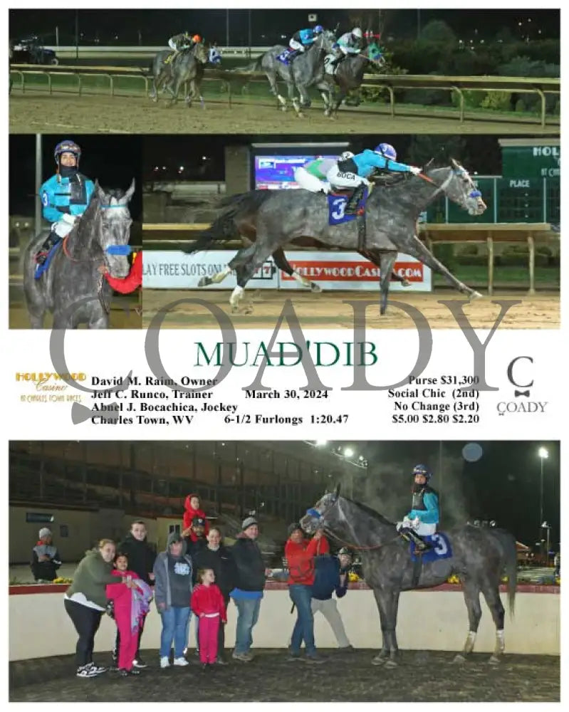 Muad’dib - 03 - 30 - 24 R07 Ct Hollywood Casino At Charles Town Races