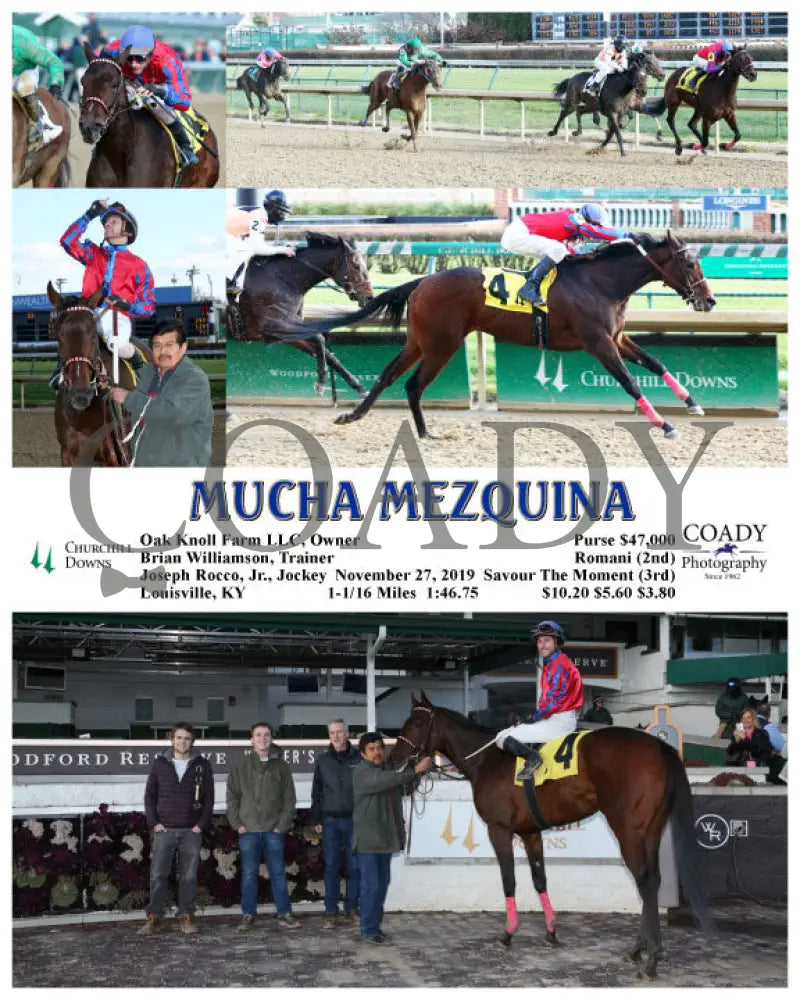 Mucha Mezquina - 11-27-19 R04 Cd Churchill Downs