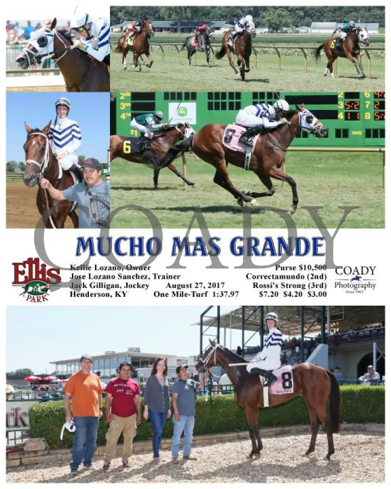 Mucho Mas Grande - 082717 Race 04 Elp Ellis Park