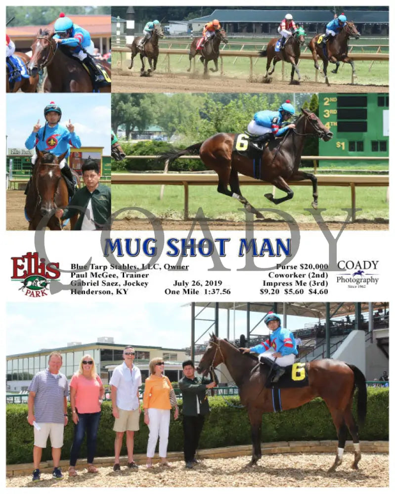 Mug Shot Man - 07-26-19 R02 Elp Ellis Park