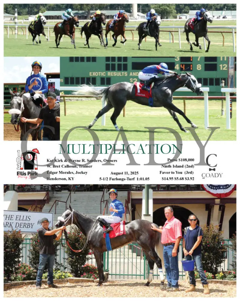 MULTIPLICATION - 081125 - Race 02 - ELP Ellis Park