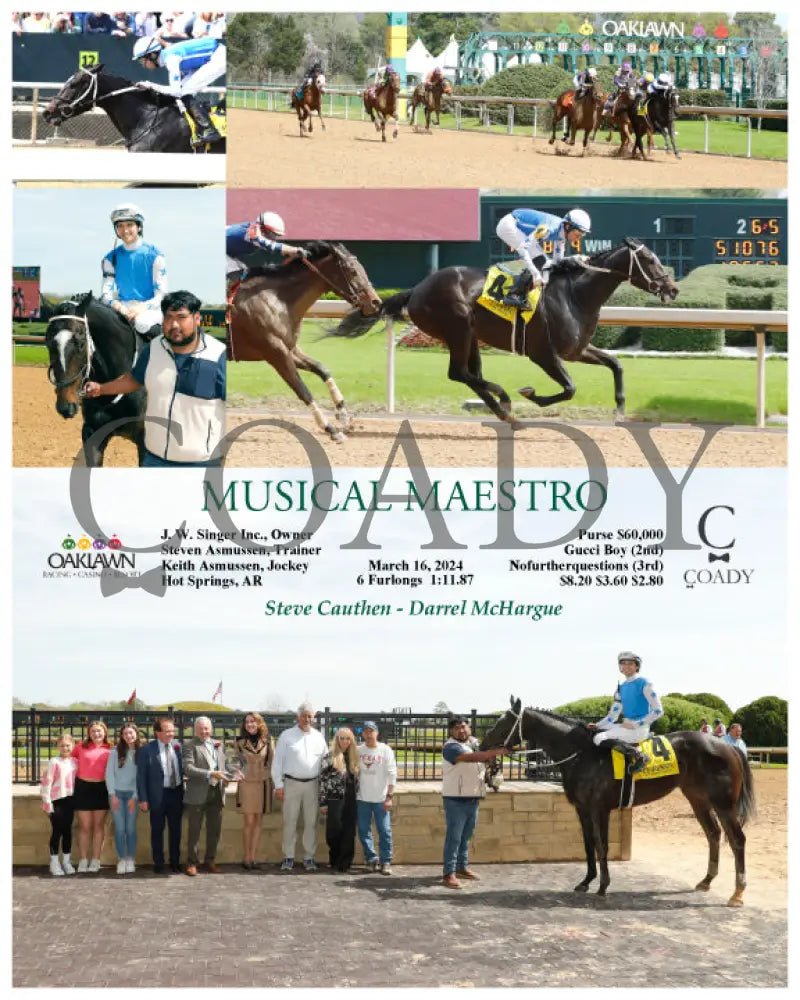 Musical Maestro - 03 - 16 - 24 R03 Op Oaklawn Park