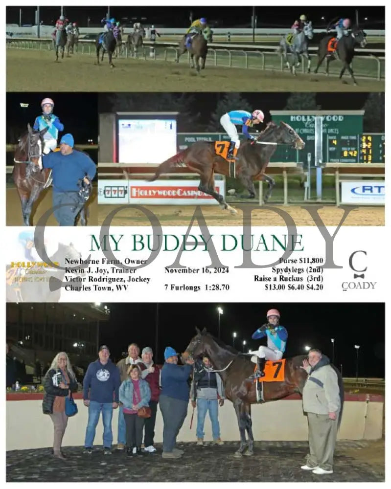 My Buddy Duane - 11-16-24 R04 Ct Hollywood Casino At Charles Town Races