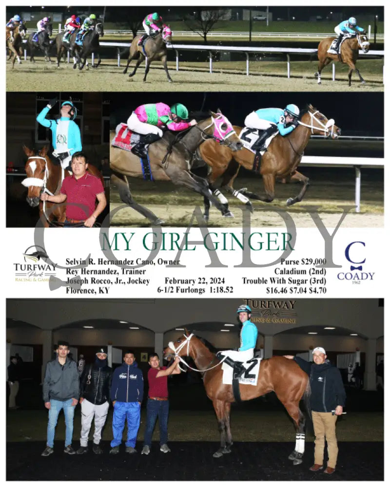 My Girl Ginger - 02-22-24 R04 Tp Turfway Park