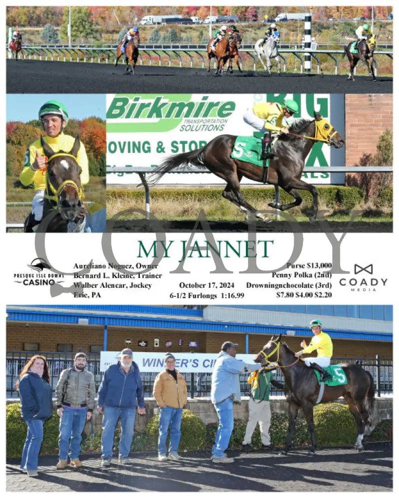 My Jannet - 10-17-24 R01 Pid Presque Isle Downs