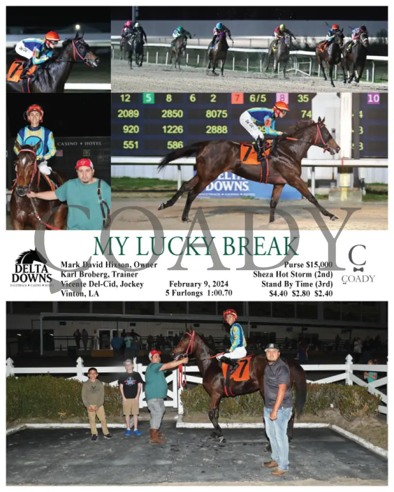 My Lucky Break - 02 - 09 - 24 R04 Ded Delta Downs