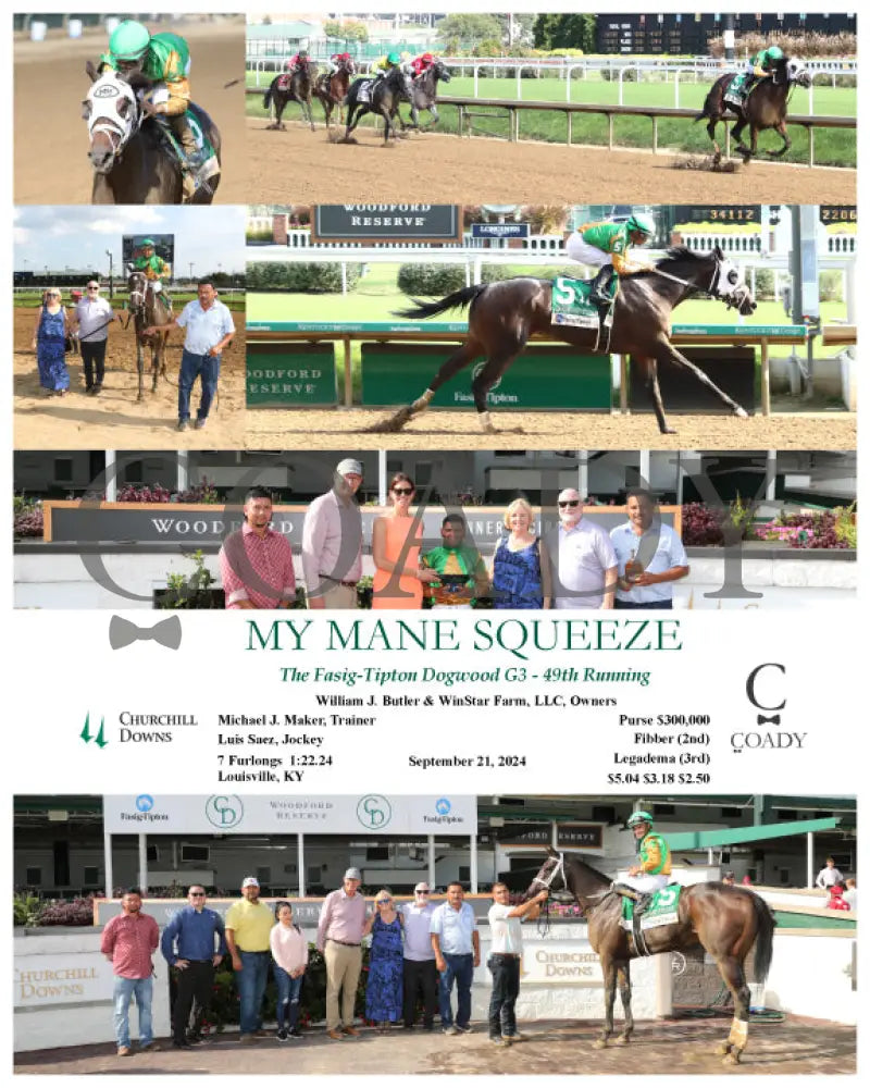 My Mane Squeeze - The Fasig-Tipton Dogwood G3 09-21-24 R08 Cd Churchill Downs