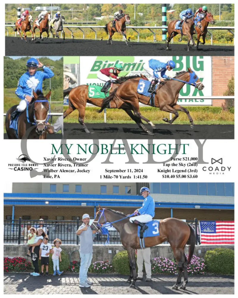 My Noble Knight - 09-11-24 R03 Pid Presque Isle Downs
