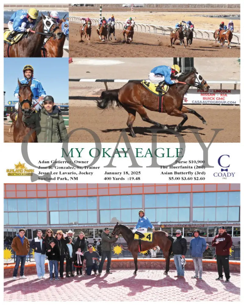 My Okay Eagle - 01-18-25 R03 Sun Turfway Park