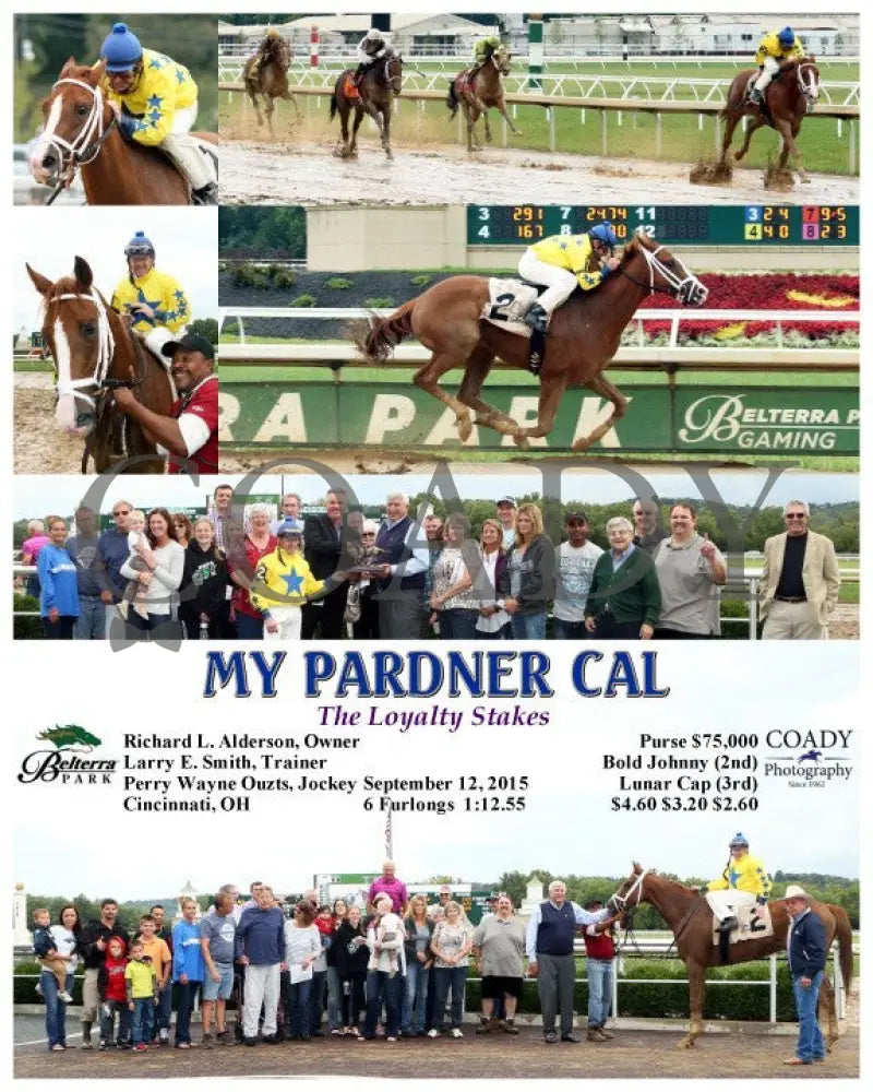 My Pardner Cal - 091215 Race 06 Btp Belterra Park