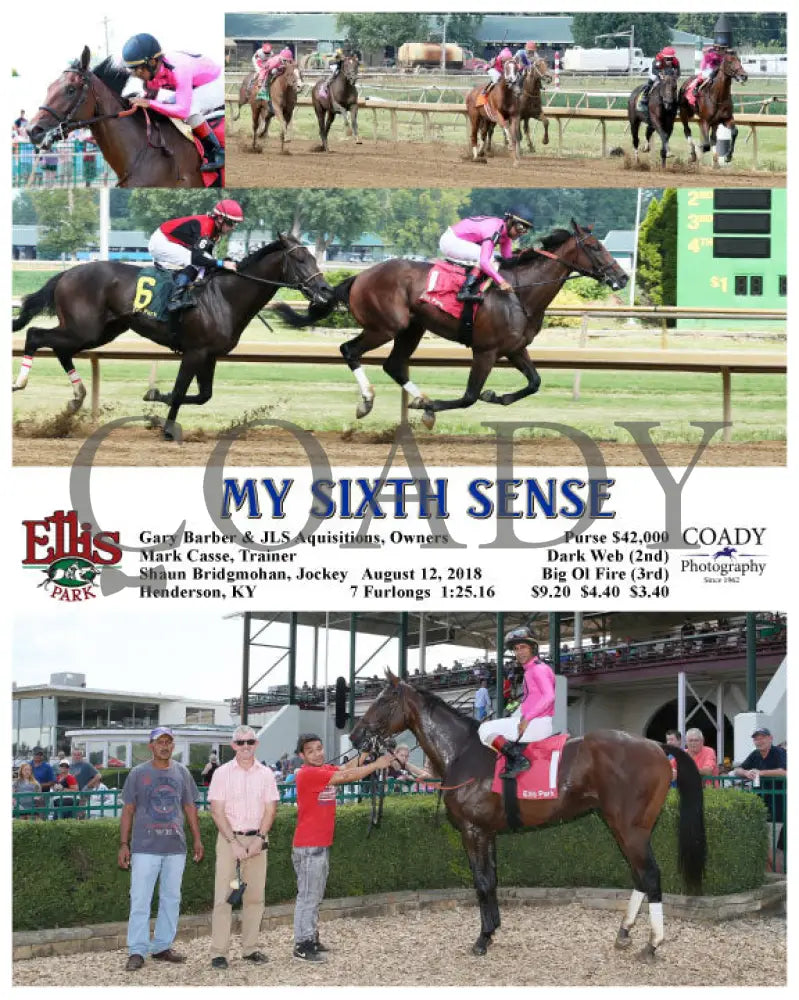 My Sixth Sense - 081218 Race 06 Elp Ellis Park