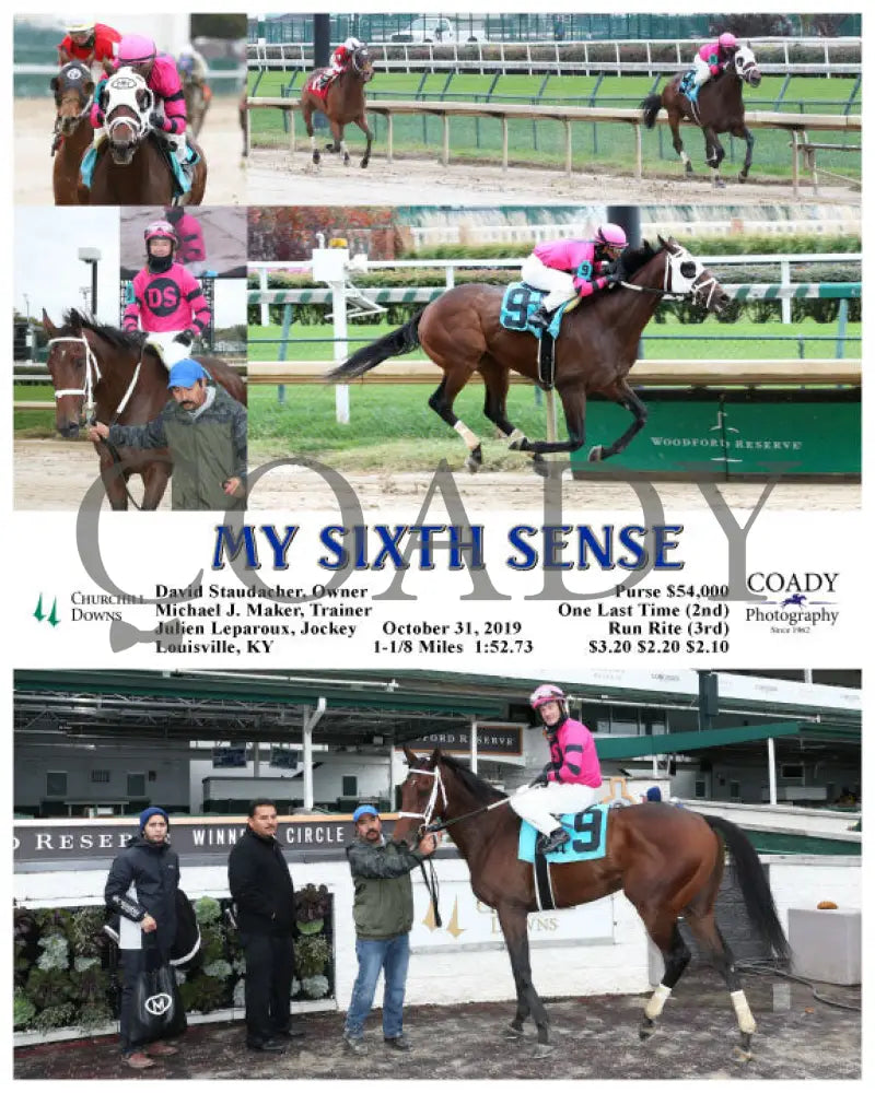 My Sixth Sense - 10-31-19 R06 Cd Churchill Downs