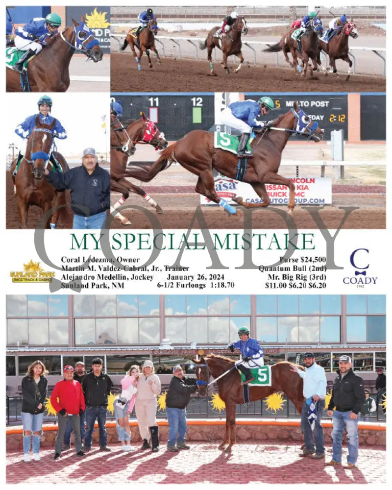 My Special Mistake - 01-26-24 R05 Sun Sunland Park