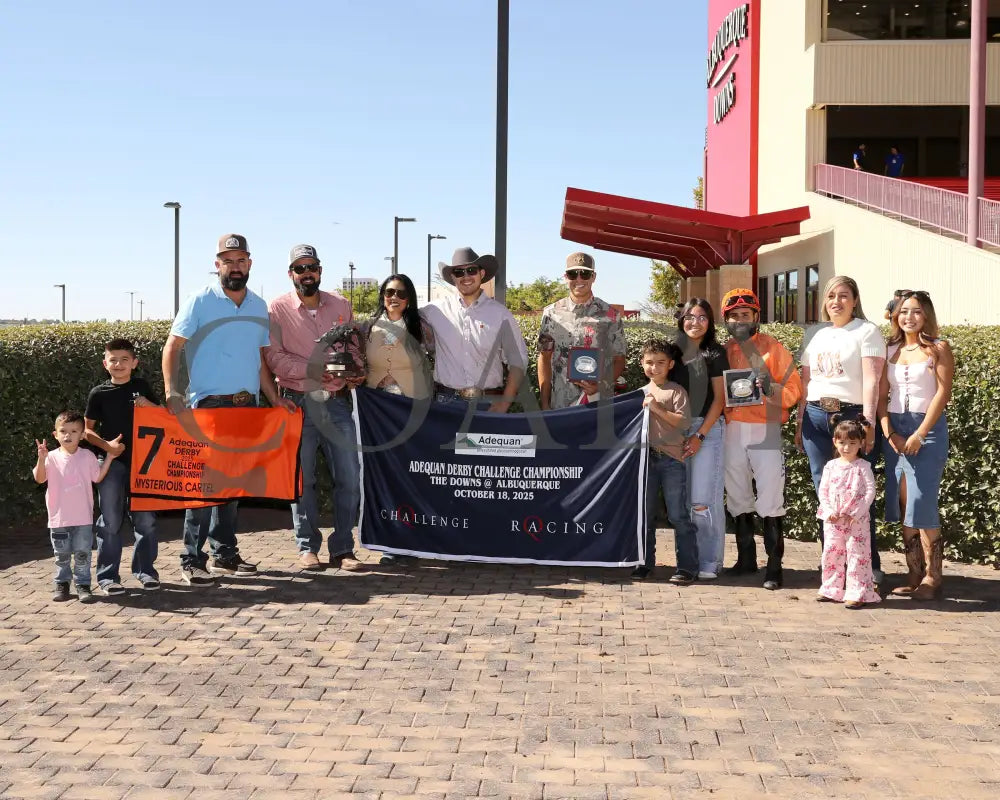 MYSTERIOUS CARTEL - The Adequan Derby Challenge Championship Glll - 10-18-25 - R09 - The Downs at Albuquerque - Inside