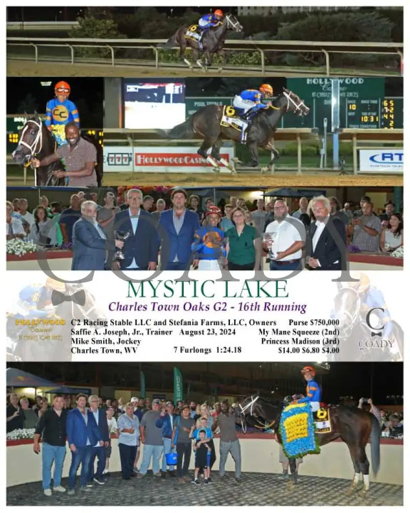 Mystic Lake - Charles Town Oaks G2 16Th Running 08-23-24 R10 Ct Hollywood Casino At Races