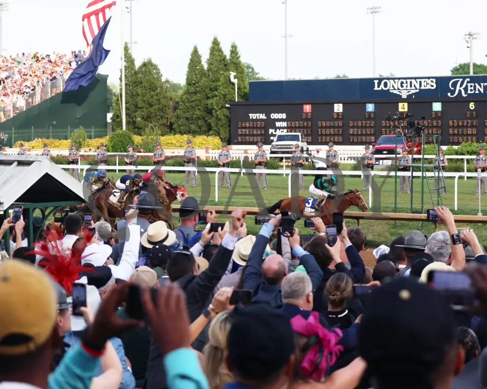 Mystik Dan - The Kentucky Derby G1 150Th Running 05-04-24 R12 Churchill Downs Crowd 01 Mary Ellet