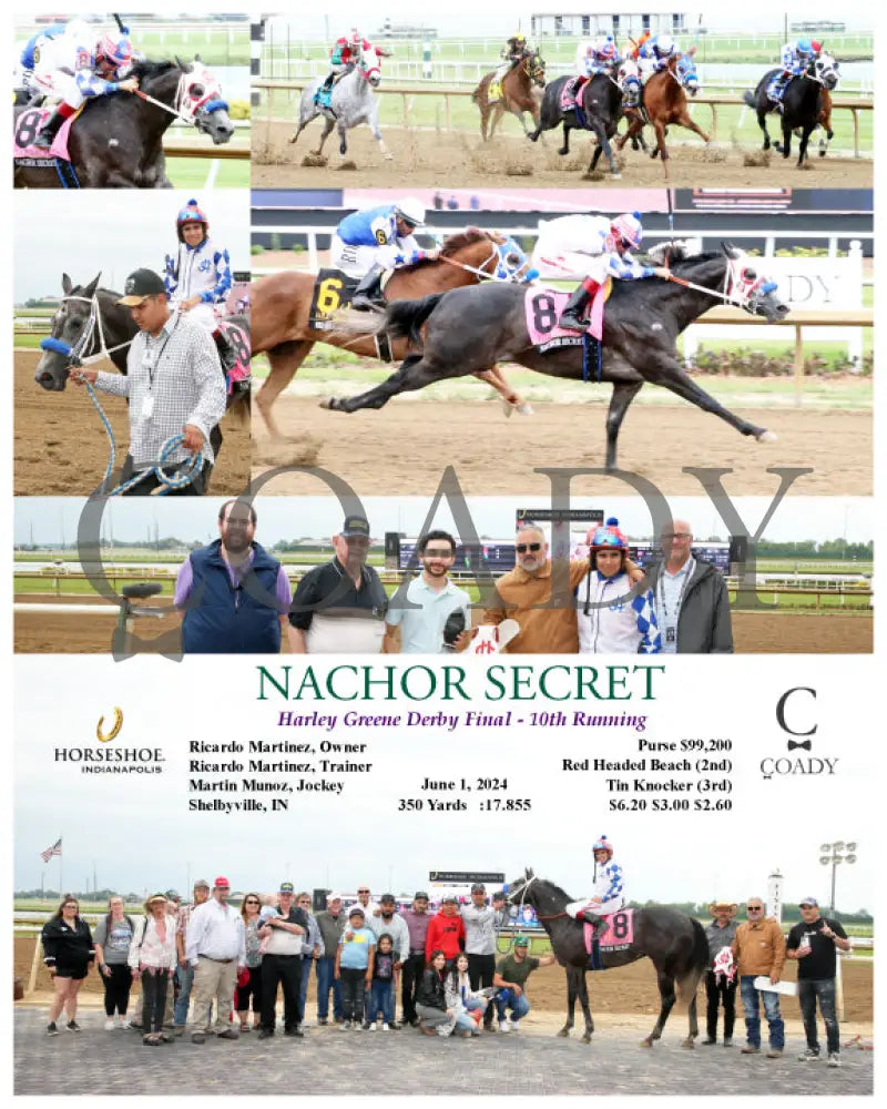 Nachor Secret - Harley Greene Derby Final 10Th Running 06-01-24 R09 Ind Indiana Grand