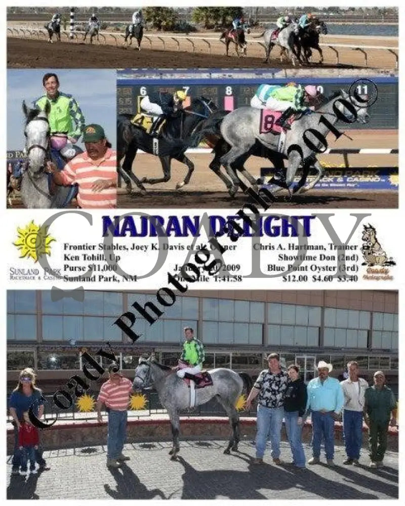 Najran Delight - 1 20 2009 Sunland Park