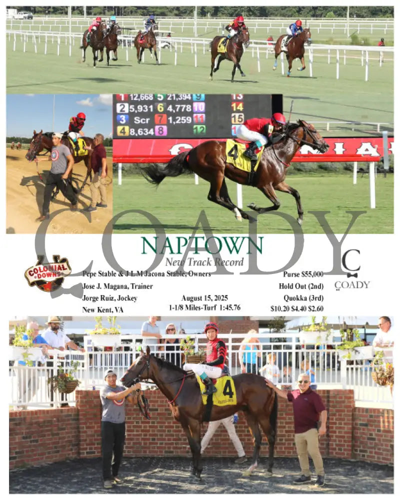 NAPTOWN - New Track Record - 08-15-25 - R04 - CNL Colonial Downs