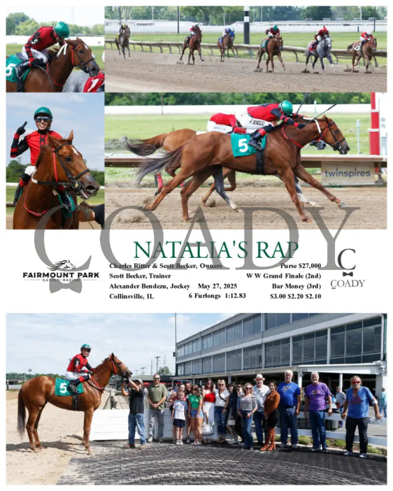 NATALIA’S RAP - 05-27-25 - R06 - FP Fanduel Sportsbook Horse Racing