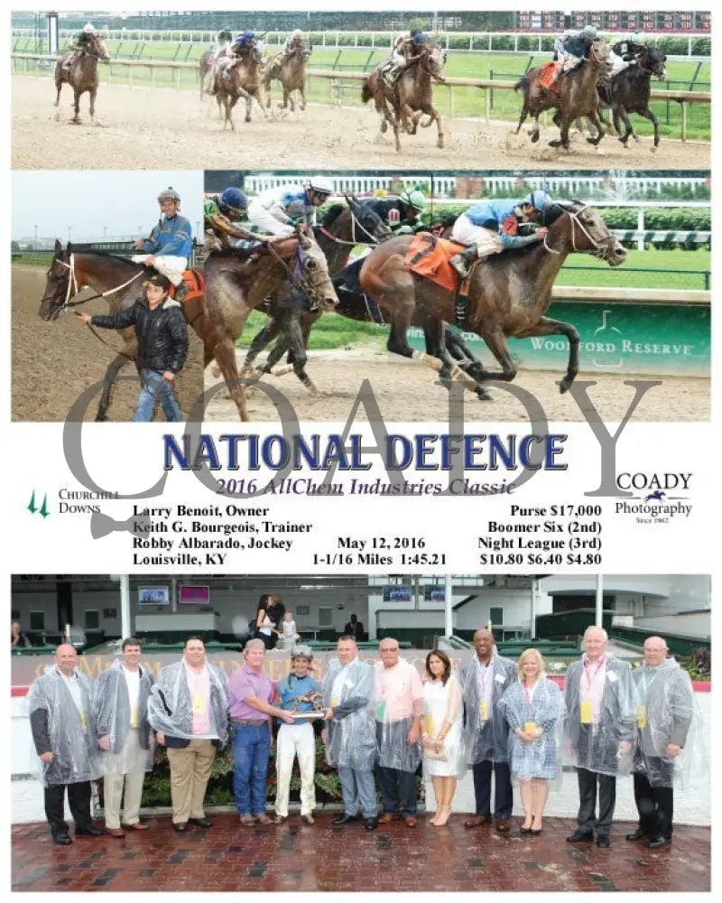 National Defence - 051216 Race 03 Cd Group Churchill Downs