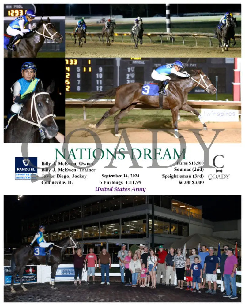 Nations Dream - 09-14-24 R01 Fan Fanduel Sportsbook Horse Racing