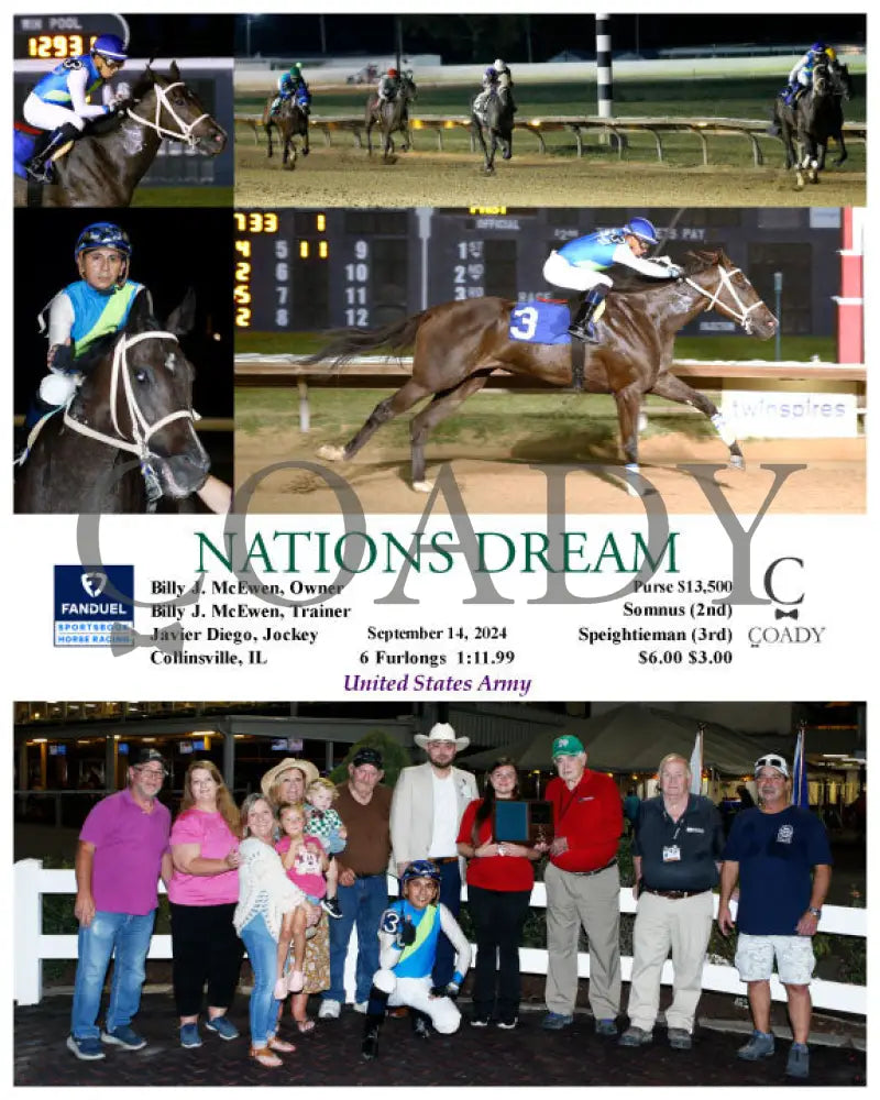 Nations Dream - 09-14-24 R01 Fan Group Fanduel Sportsbook Horse Racing