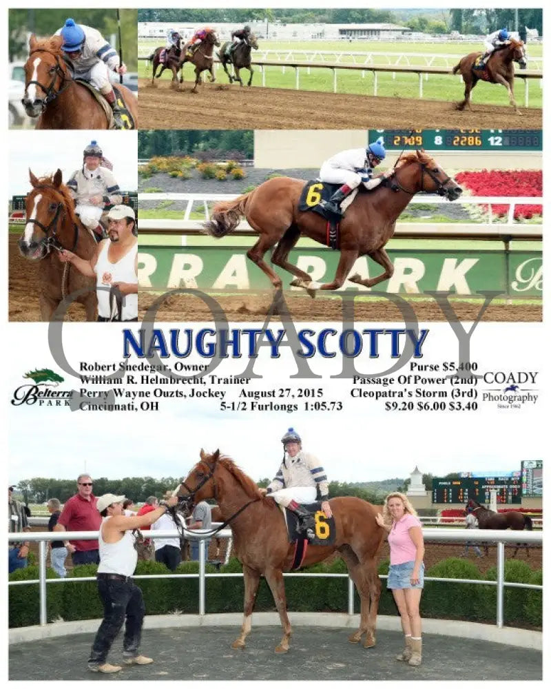 Naughty Scotty - 082715 Race 06 Btp Belterra Park