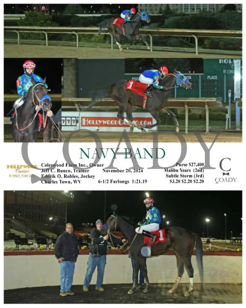 Navy Band - 11-20-24 R07 Ct Hollywood Casino At Charles Town Races