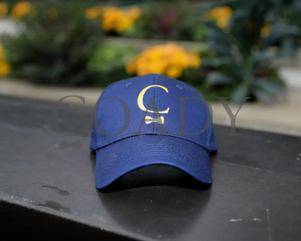 Navy Hat - Yellow Logo 2024
