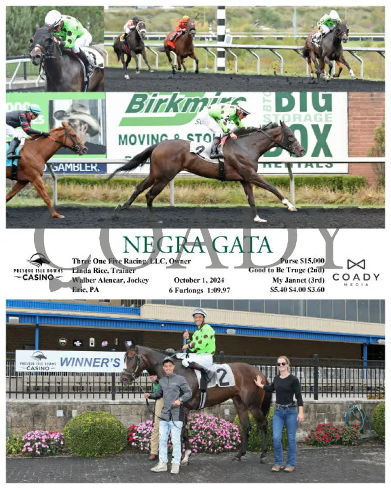 Negra Gata - 10-01-24 R05 Pid Presque Isle Downs
