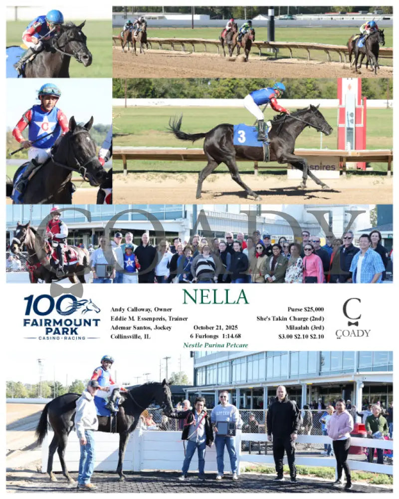 NELLA - 10-21-25 - R03 - FP Fanduel Sportsbook Horse Racing