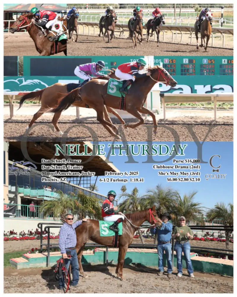 Nellie Thursday - 02-06-25 R02 Tup Turf Paradise