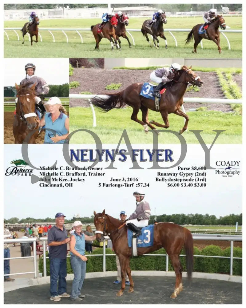 Nelyn’s Flyer - 060316 Race 05 Btp Belterra Park