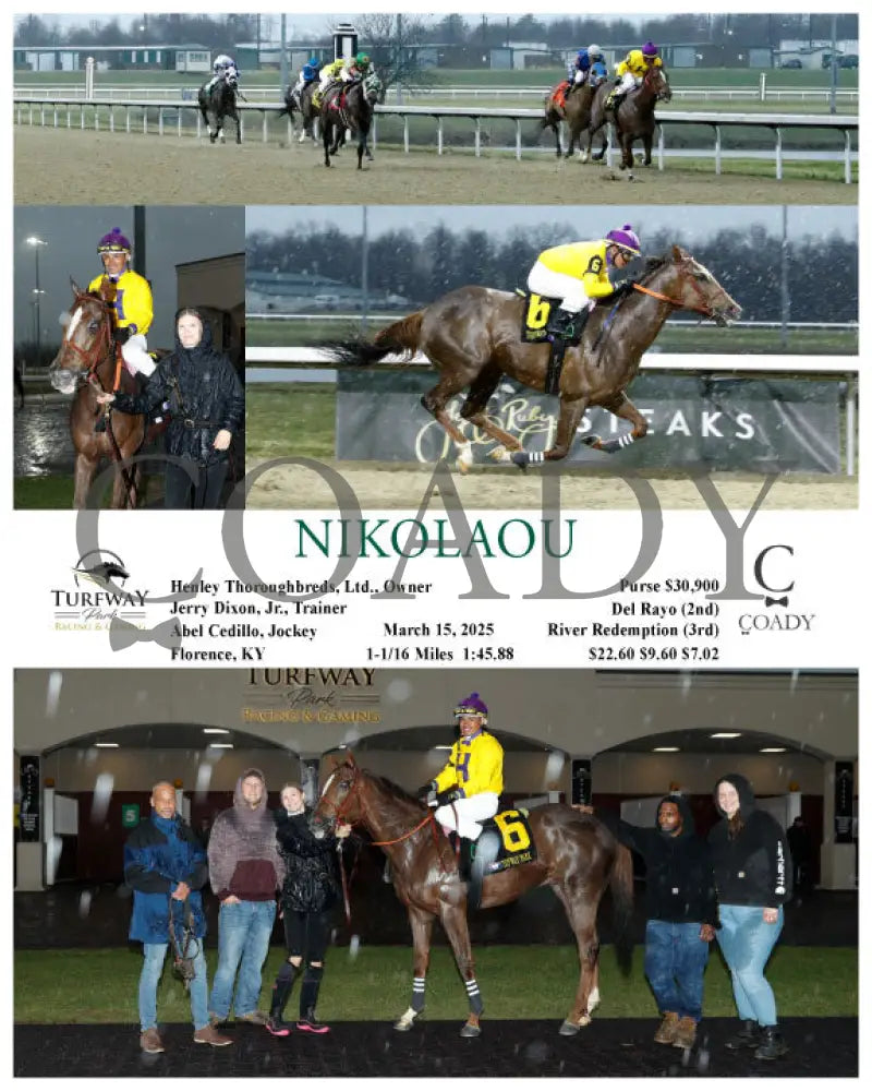 NIKOLAOU - 031525 - Race 02 - TP Turfway Park