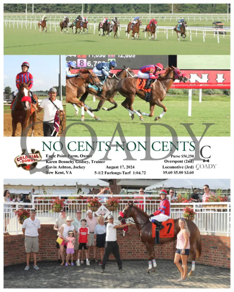 No Cents Non - 08-17-24 R09 Cnl Colonial Downs
