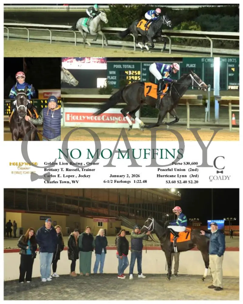 NO MO MUFFINS - 01-02-26 - R04 - CT Hollywood Casino at Charles Town Races
