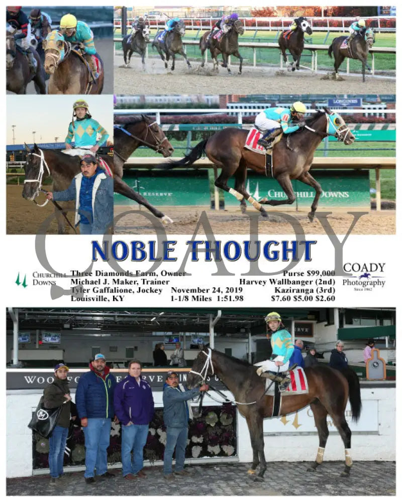 Noble Thought - 11-24-19 R09 Cd Churchill Downs