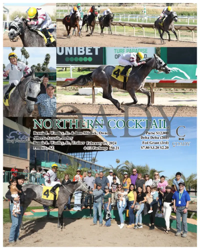 Northern Cocktail - 02-19-24 R04 Tup Turf Paradise