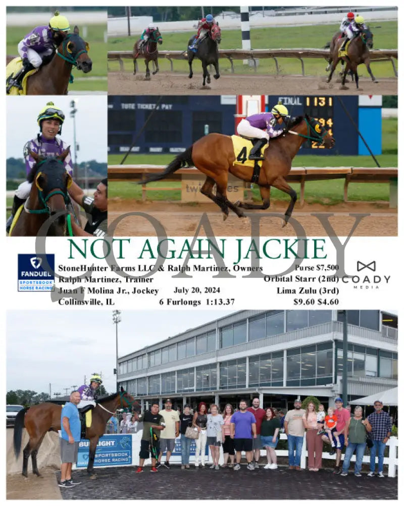 Not Again Jackie - 07-20-24 R01 Fan Fanduel Sportsbook Horse Racing