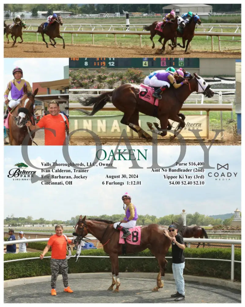 Oaken - 083024 Race 08 Btp Belterra Park