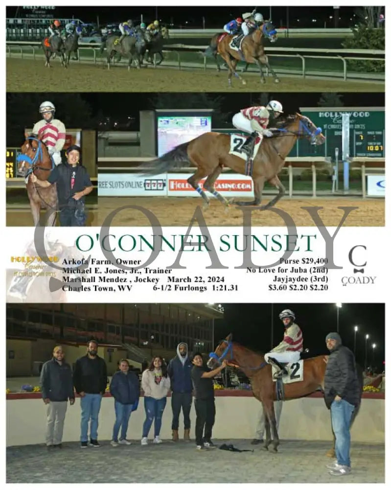 O’conner Sunset - 03 - 22 - 24 R07 Ct Hollywood Casino At Charles Town Races