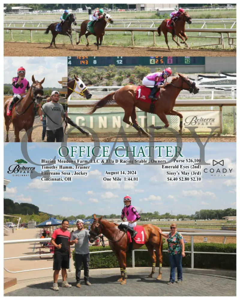 Office Chatter - 081424 Race 06 Btp Belterra Park