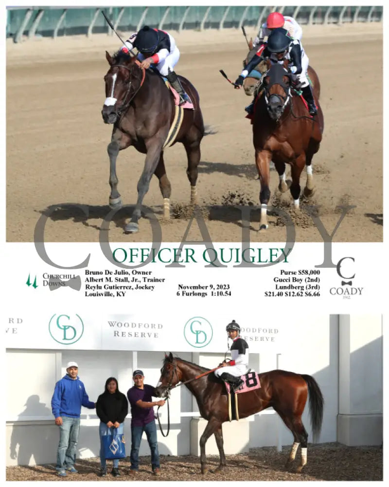 Officer Quigley - 11-09-23 R04 Cd Churchill Downs