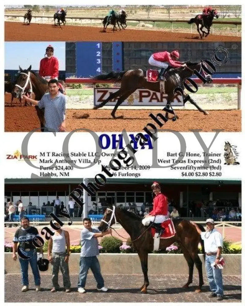 Oh Ya - 9 14 2009 Zia Park