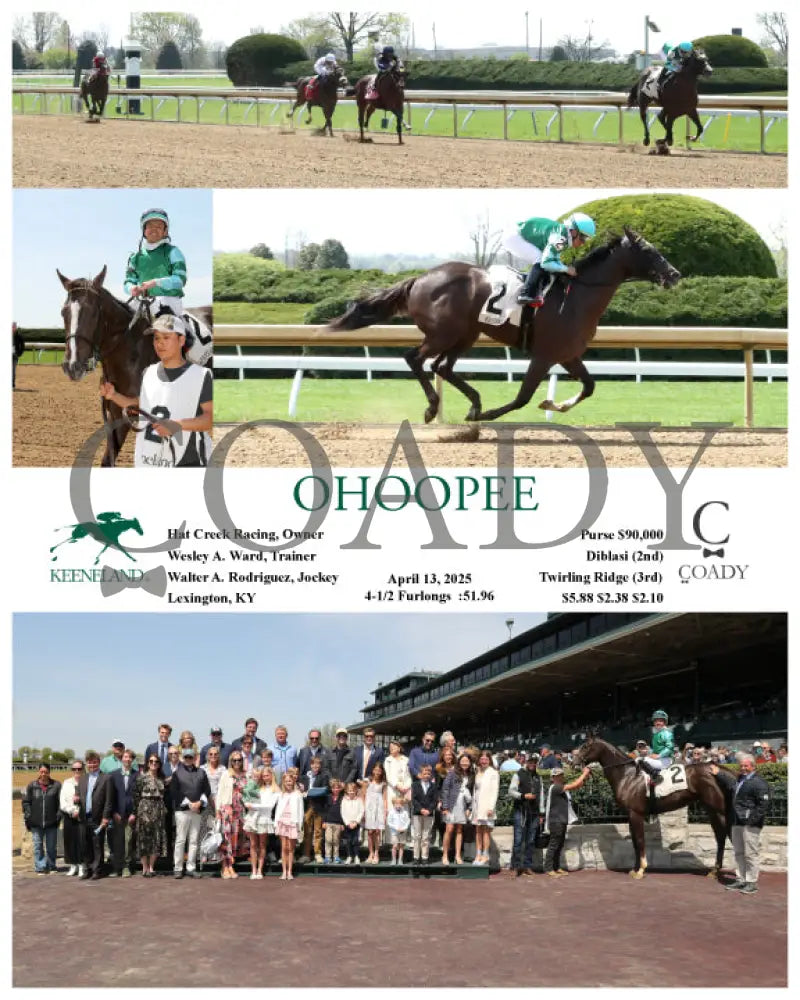 OHOOPEE - 041325 - Race 01 - KEE Keeneland