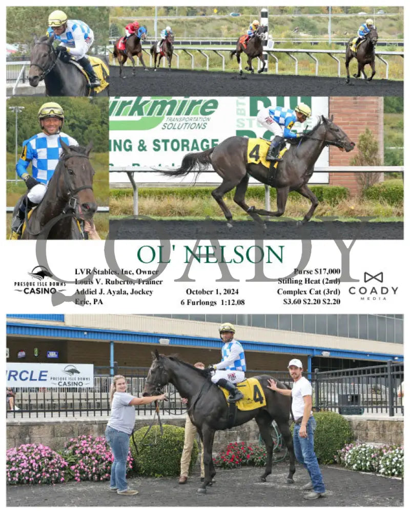 Ol’ Nelson - 10-01-24 R01 Pid Presque Isle Downs