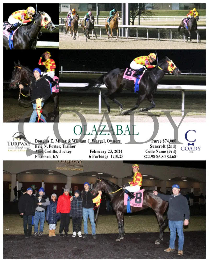 Olazabal - 02-23-24 R08 Tp Turfway Park